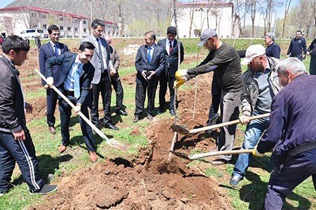 Bitlis Açık Cezaevi’nde Peyzaj Çalışması
