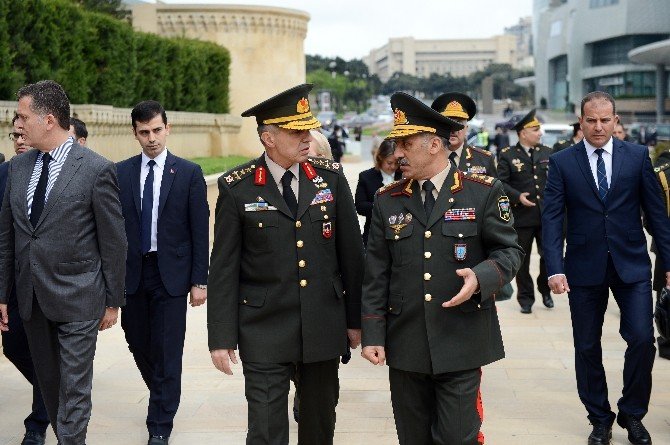 Jandarma Genel Komutanı Orgeneral Galip Mendi Azerbaycan’da