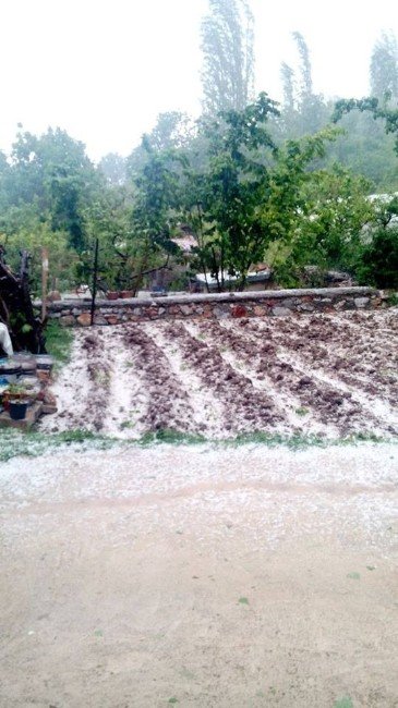 Tokat’ta Dolu Yağışı