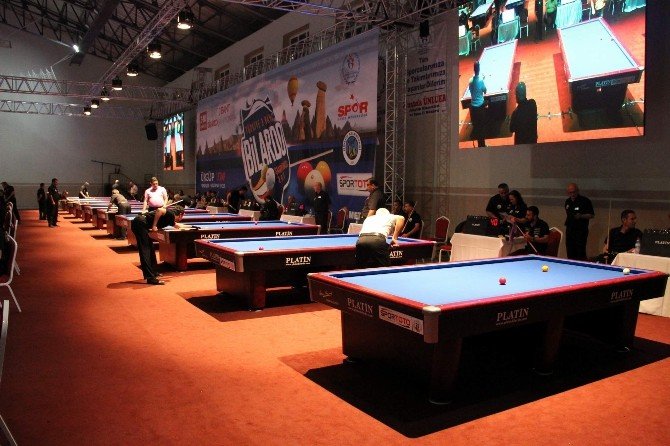 Türkiye 3 Bant Bilardo Şampiyonası Ürgüp’te Devam Ediyor
