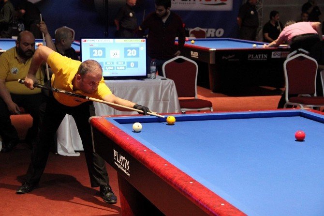 Türkiye 3 Bant Bilardo Şampiyonası Ürgüp’te Devam Ediyor