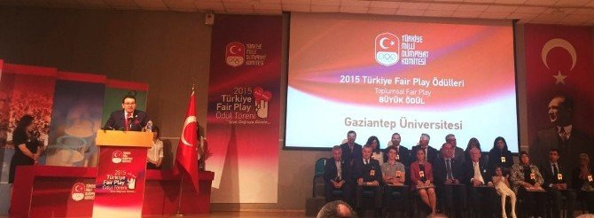 Fair Play Büyük Ödülü Gaziantep Üniversitesi’ne