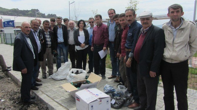 Giresun’da Kiraz’a Destek
