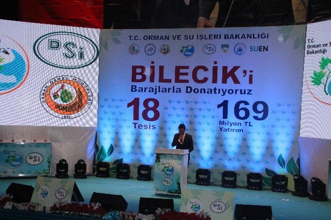 Bakan Eroğlu, Bilecik’te 169 Milyon Tl’lik Açılış Ve Temel Atma Törenine Katıldı