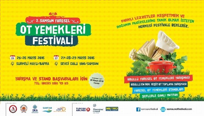 Samsun’da Ot Yemekleri Festivali’nin İkincisi Yapılacak