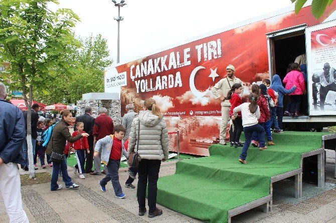Çanakkale Ruhunu Yaşatan Gezici Müze Görele’de Ziyarete Açıldı