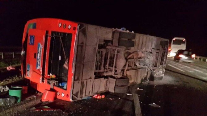 Bolu’da Trafik Kazası: 21 Yaralı