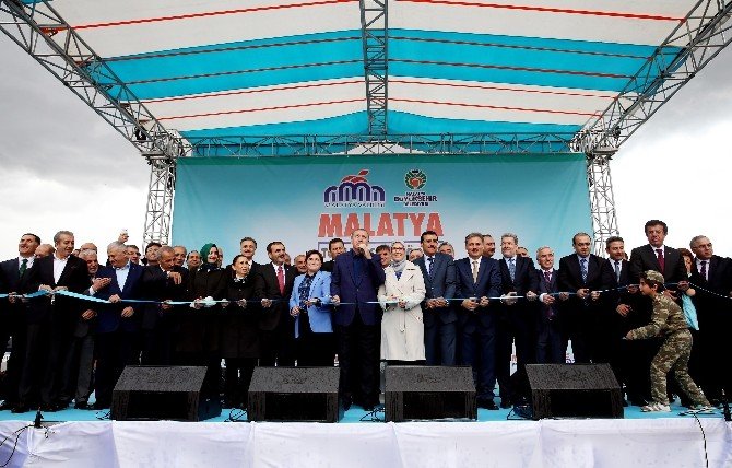Cumhurbaşkanı Erdoğan, Malatya’da 460 Milyon Tl Tutarındaki 64 Tesisin Açılışını Yaptı