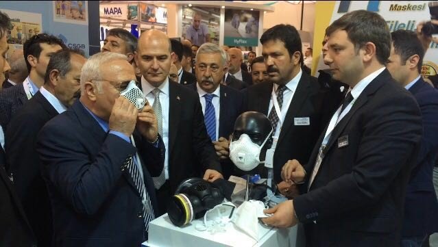 Türkiye’nin İlk Yerli Ve Milli Gaz Maskeleri İş Sağlığı Fuarında