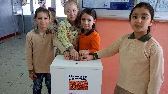 İlkokuldan “Bir Simit De Ben Alabilir Miyim?” Projesi