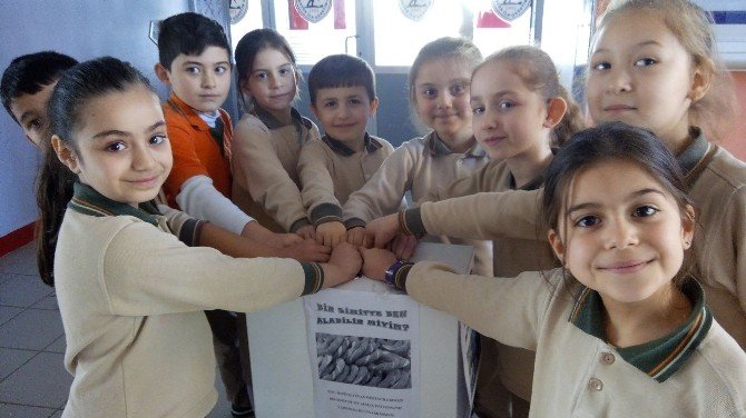 İlkokuldan “Bir Simit De Ben Alabilir Miyim?” Projesi