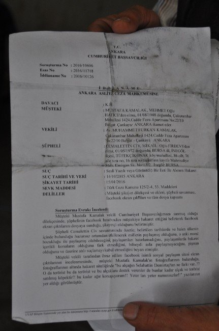 Kamalak’tan 3 Vatandaşa Hakaret Davası