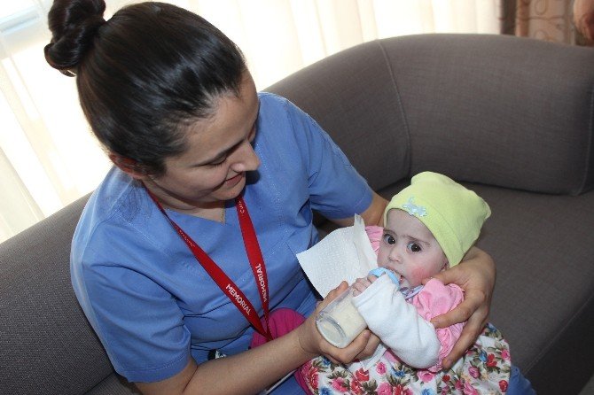 133 Günde Beş Ameliyat Geçiren Eda Bebek, Sağlığına Kavuştu