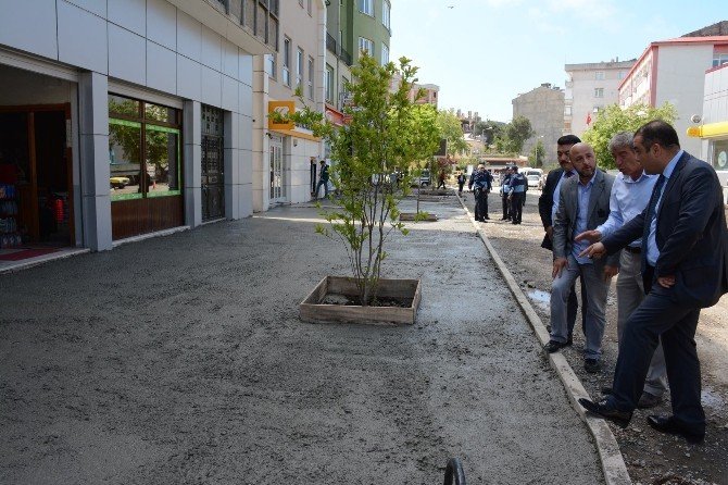 Görele’deki Prestij Cadde Projesinde Üst Yapı Etapları Başladı