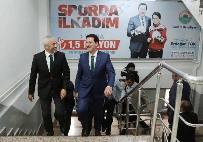 Enver Yılmaz’dan Başkan Tok’a Ziyaret