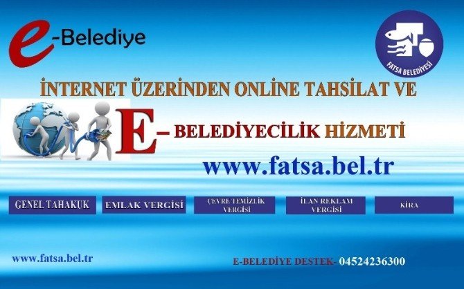 Fatsa Belediyesi E-belediye Sistemine Geçti