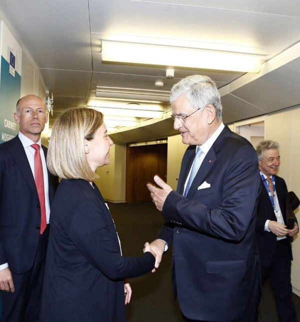 Bakan Bozkır, Mogherini İle Görüştü