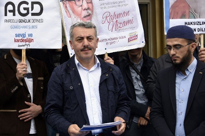Bangladeşli Rahman Nizami’nin İdamı Gümüşhane’de Protesto Edildi