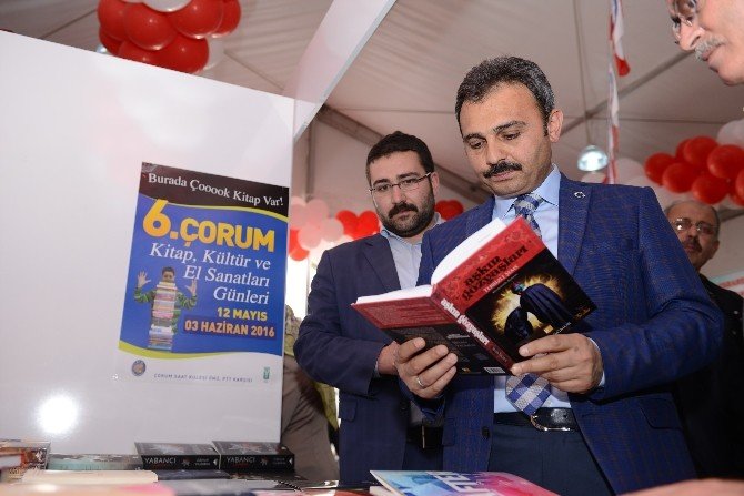 Çorum Belediyesi 6. Kitap Fuarı Açıldı