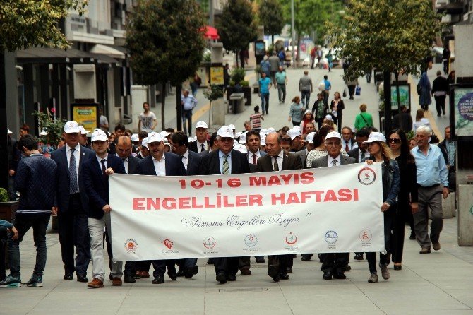 “Samsun Engelleri Aşıyor” Yürüyüşü