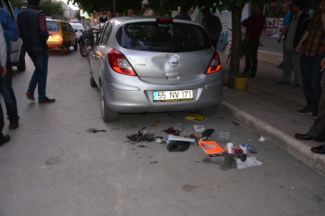 Bafra’da Kaza: 1 Yaralı