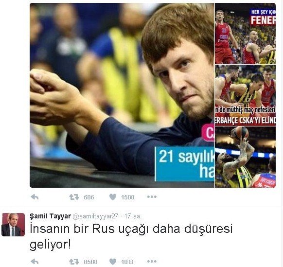 Şamil Tayyar’ın Cska Moskova Tweeti Rus Basınında
