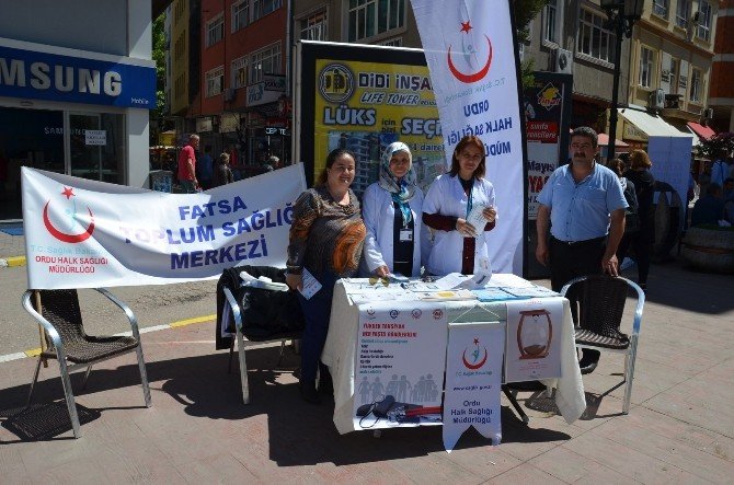 Fatsalılar Sağlık Konusunda Bilgilendirildi