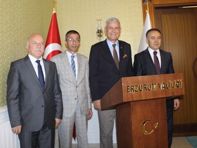 Bakan Bozkır, Erzurum’da Ab Projelerini Değerlendirdi
