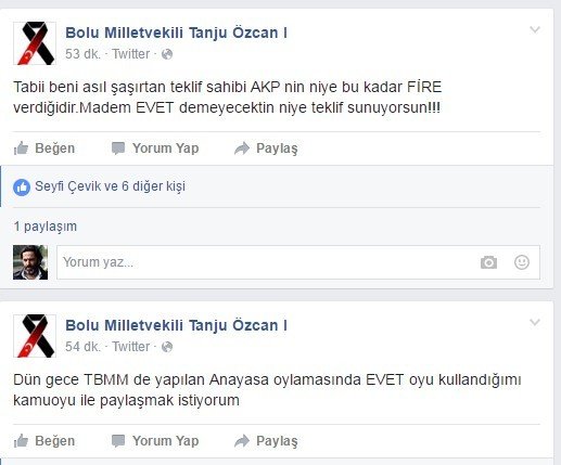 Chp’li Vekil Dokunulmazlık Oylamasında ’Evet’ Oyu Kullandı