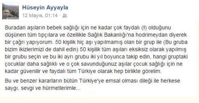 Aşı Davasıyla Türkiye’ye Emsal Olan Savcıdan Tıp Camiasına Çağrı