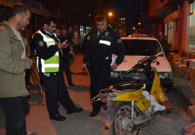 Bafra’da Motosiklet Kazası: 1 Yaralı