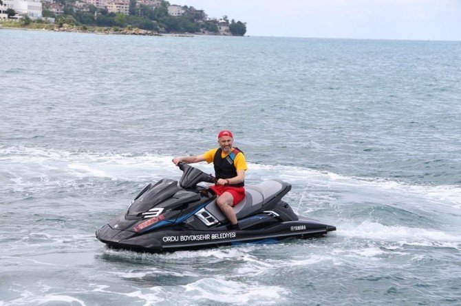 Başkandan Jet-ski Şov