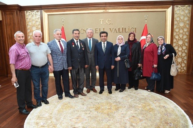 Gaziler Derneğinden Vali Güzeloğlu’na Ziyaret