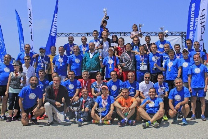 Maraton Koşusunda Madalyalar Sahiplerini Buldu