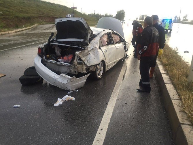 Çorum’da Trafik Kazası: 1 Yaralı