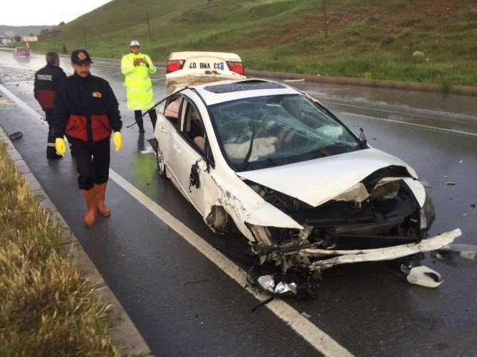 Çorum’da Trafik Kazası: 1 Yaralı