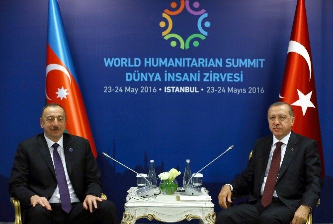 Cumhurbaşkanı Erdoğan, Aliyev İle Görüştü