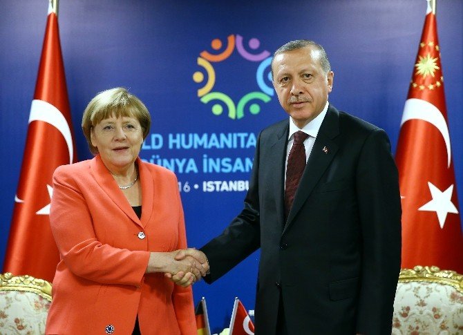 Cumhurbaşkanı Erdoğan Merkel Ve Rutte’yi Kabul Etti