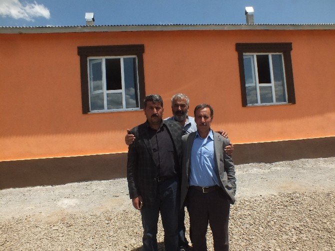 Mezra Köyünde Yapımı Tamamlanan Taziye Evi Hizmete Açıldı