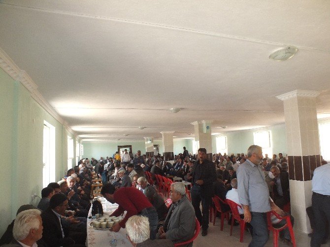 Mezra Köyünde Yapımı Tamamlanan Taziye Evi Hizmete Açıldı