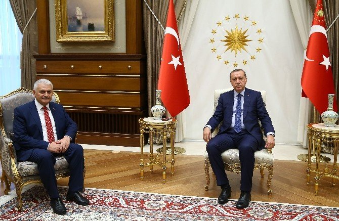 Ak Parti Genel Başkanı Yıldırım, Cumhurbaşkanlığı Külliyesi’nde