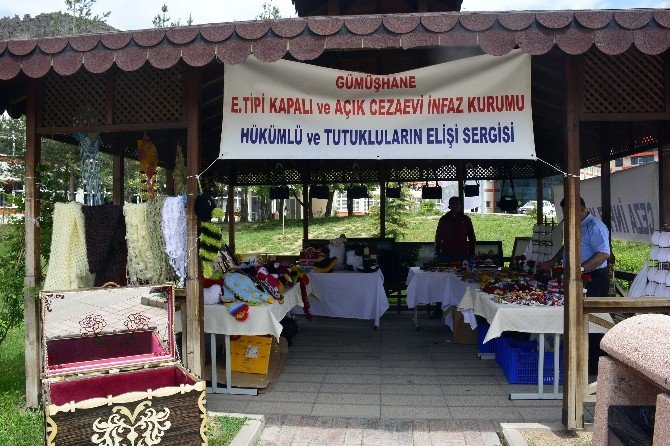 Gümüşhane’de Hükümlüler Sergi Açtı