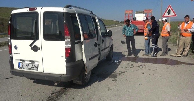 Çorum’da Trafik Kazası: 1 Yaralı