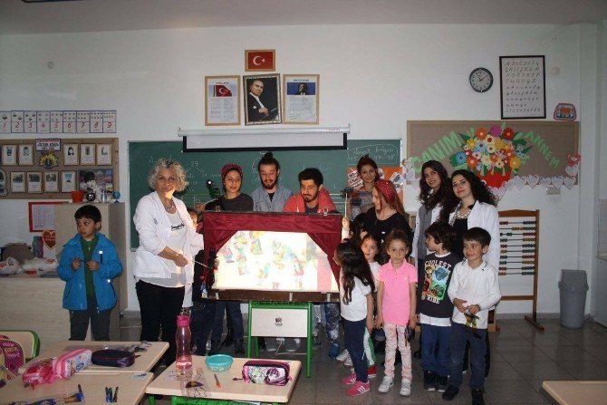 Öğrenciler Kendi Karagöz Ve Hacivat’ını Yaptı