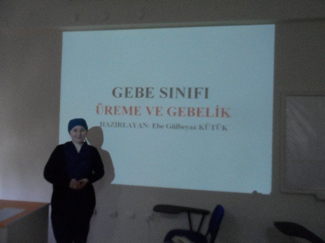 Gökçeada Devlet Hastanesi’nde Gebe Eğitimi