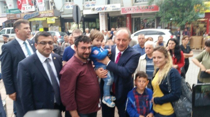 Muharrem İnce, Chp Çan İlçe Örgütü’nü Ziyaret Etti