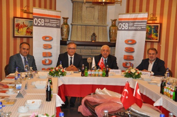 Osb’ler İnegöl’de Masaya Yatırıldı