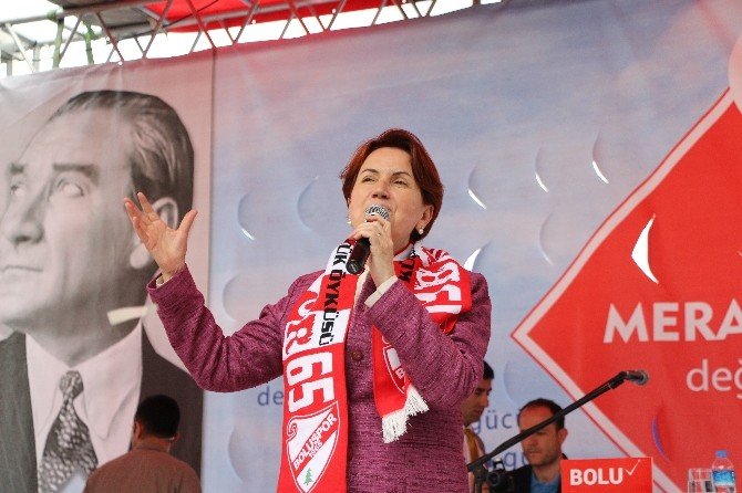 Mhp Genel Başkan Adayı Akşener Bolu’da Konuştu