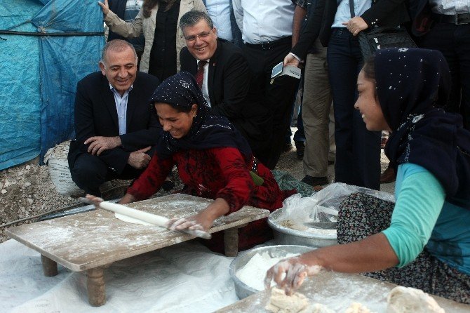 Chp’li Tekin Mevsimlik Tarım İşçilerinin Sorunlarını Dinledi
