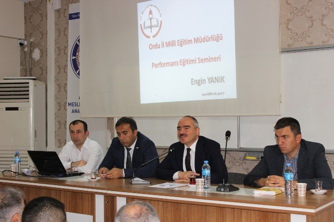 Okul Müdürleri Performans Değerlendirme Semineri